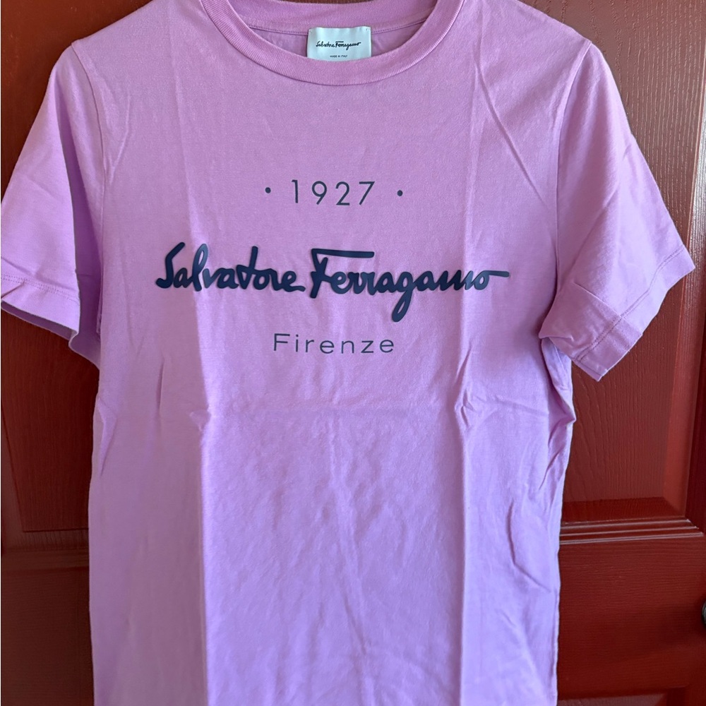 Salvatore Ferragamo Lavender Tee